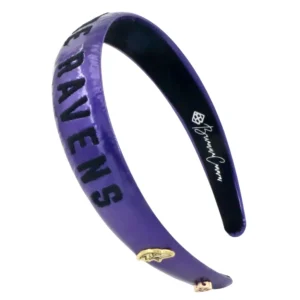 Baltimore Ravens Thin Embroidered Headband-Brianna Cannon New