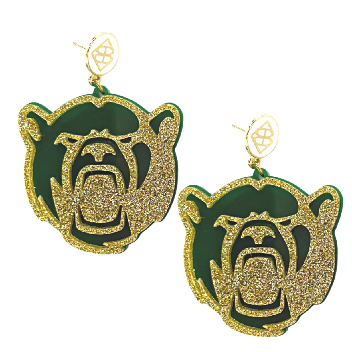 baylor_bear_logo_earrings_0.webp Baylor Bear Logo Earrings-Brianna Cannon Fashion