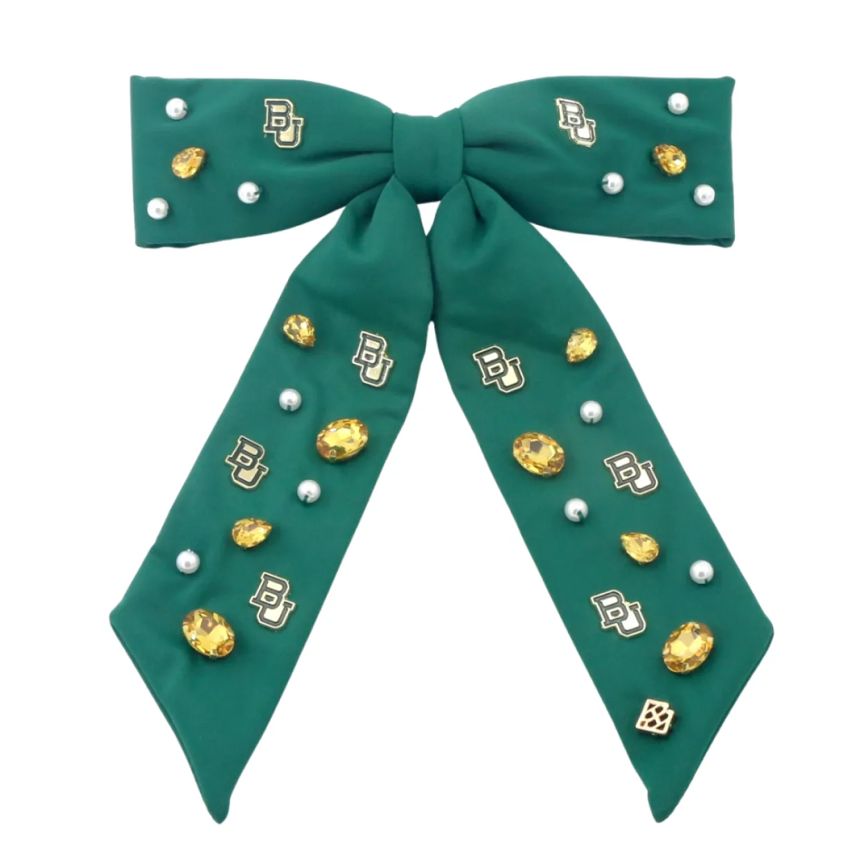 baylor_green_bow_barrette_0.webp Baylor Green Bow Barrette-Brianna Cannon Sale