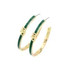 Baylor Logo Hoop Earrings-Brianna Cannon Best