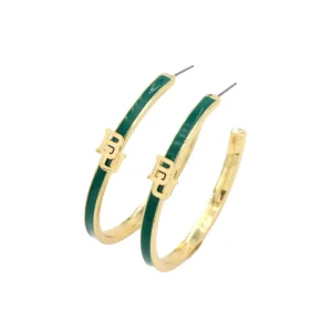 Baylor Logo Hoop Earrings-Brianna Cannon Best