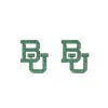 Baylor Pavé Logo Studs-Brianna Cannon Best