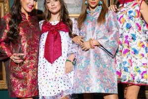 BC Bell Dress - Confetti Party with Bow-Brianna Cannon New