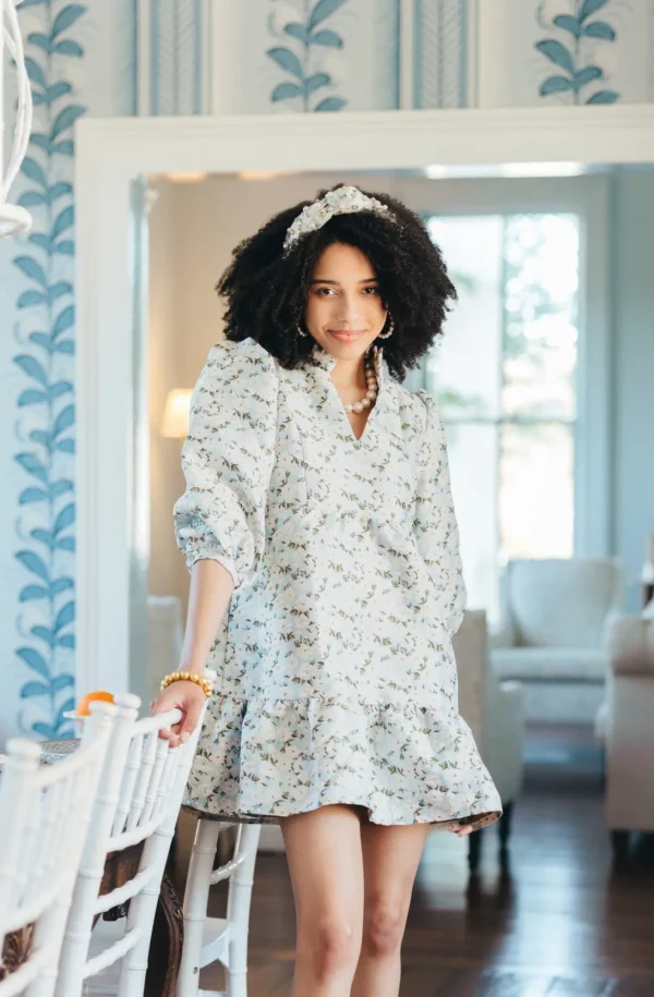 BC Bib Dress - Blue Skies Camellia Dress-Brianna Cannon Outlet