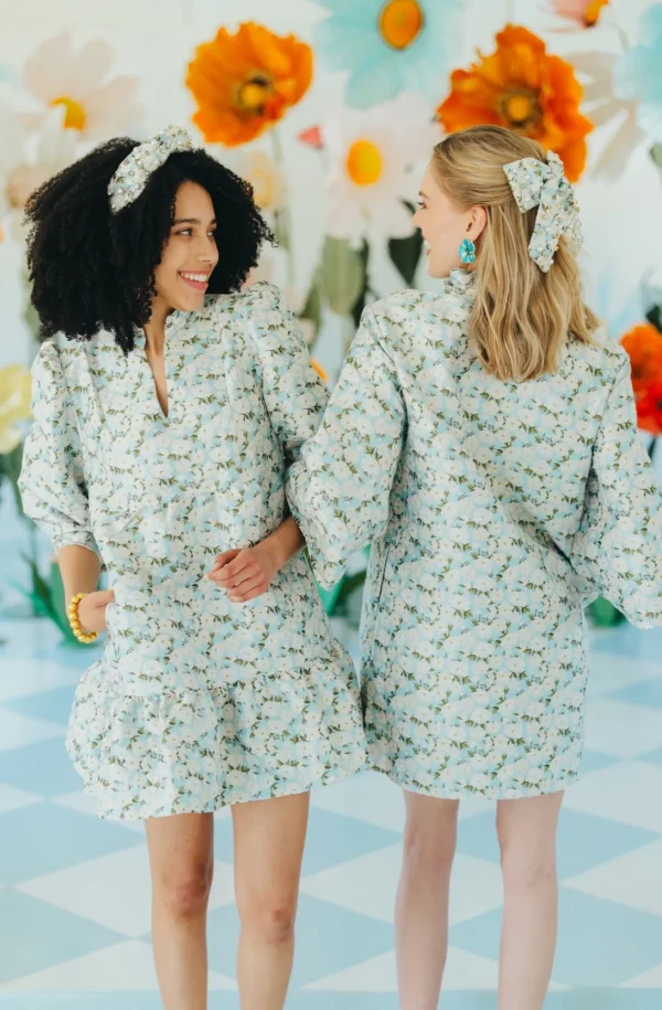 BC Bib Dress - Blue Skies Camellia Dress-Brianna Cannon Outlet