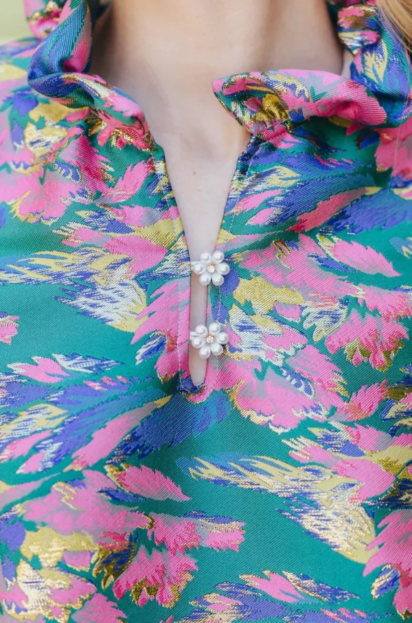 BC Caftan - Baroque Brush Strokes-Brianna Cannon Fashion