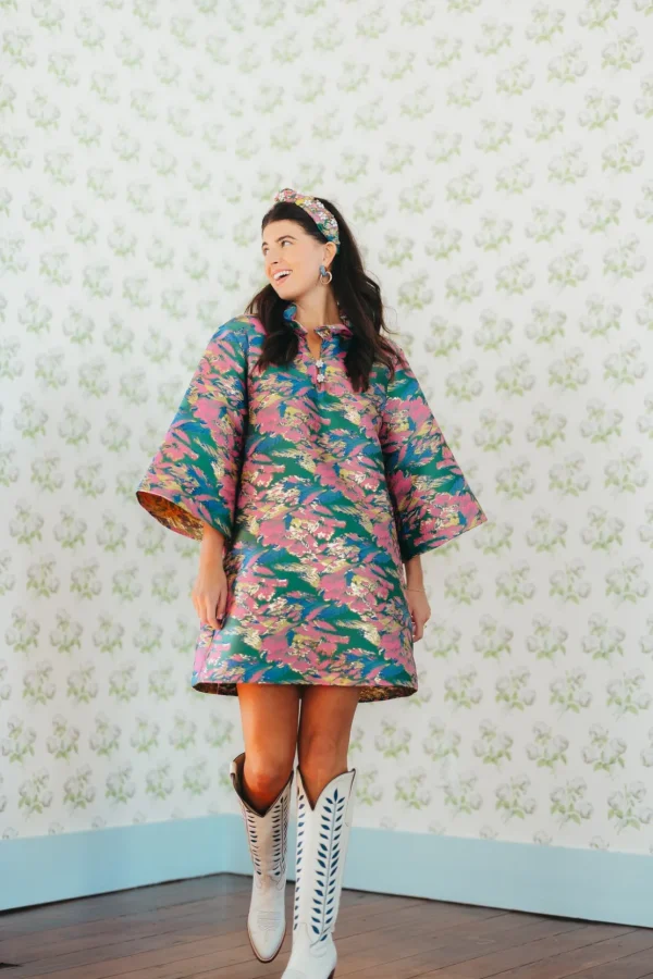 BC Caftan - Baroque Brush Strokes-Brianna Cannon Fashion