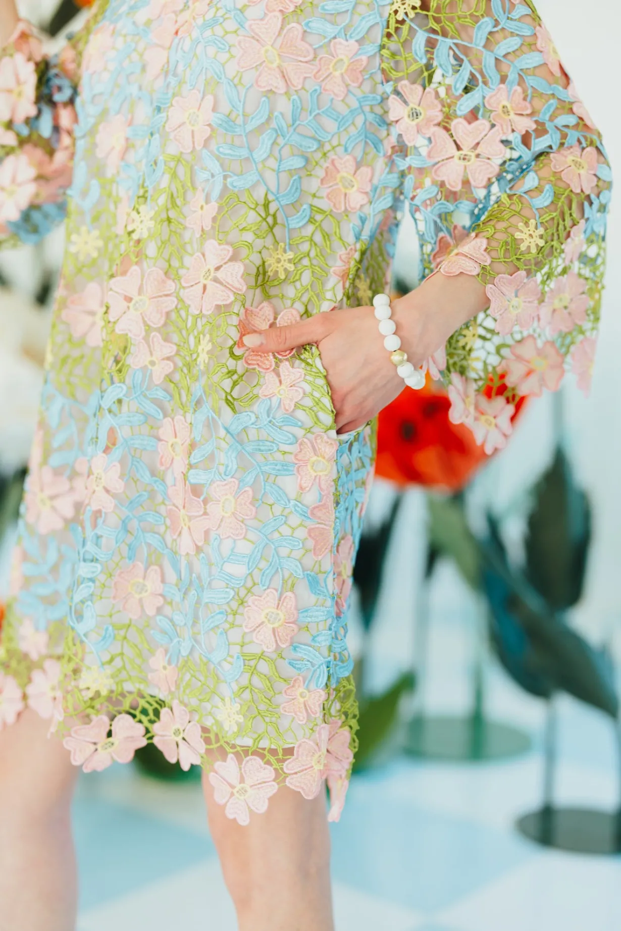 bc_caftan__bright_floral__4.webp BC Caftan - Bright Floral Lace Dress-Brianna Cannon Fashion