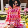 BC Caftan - Cara Cara Pink & Orange-Brianna Cannon Discount