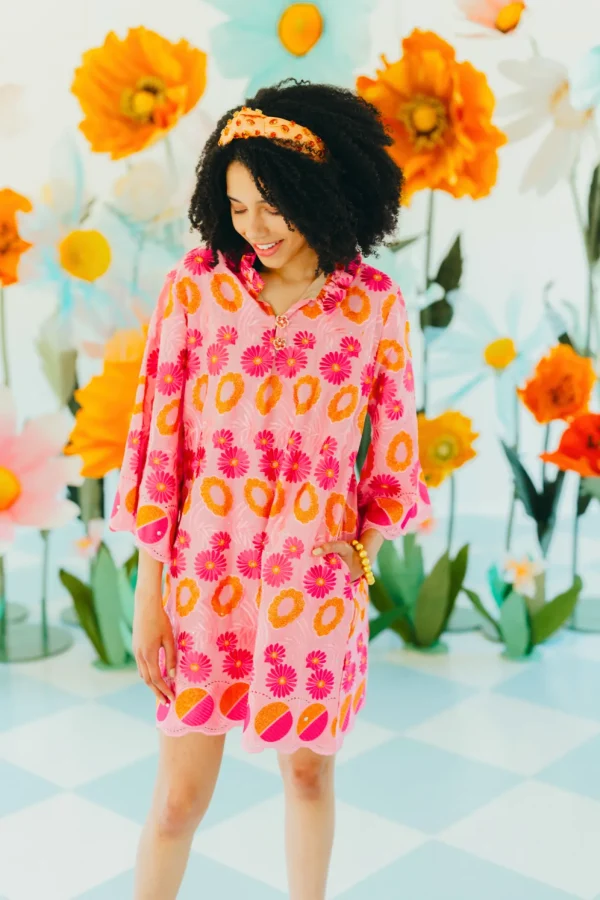 BC Caftan - Cara Cara Pink & Orange-Brianna Cannon Discount