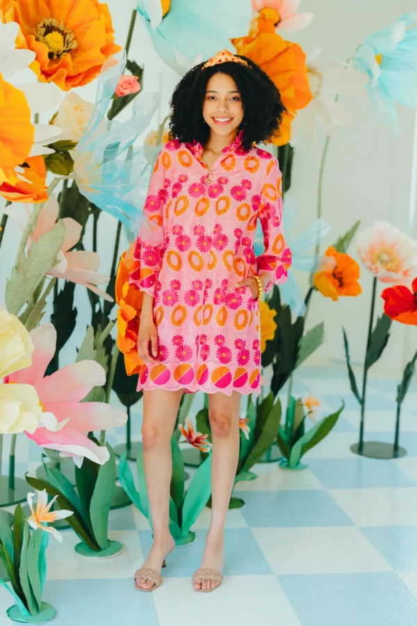 BC Caftan - Cara Cara Pink & Orange-Brianna Cannon Discount