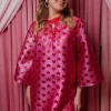 BC Caftan - Metallic Hearts Caftan-Brianna Cannon Discount