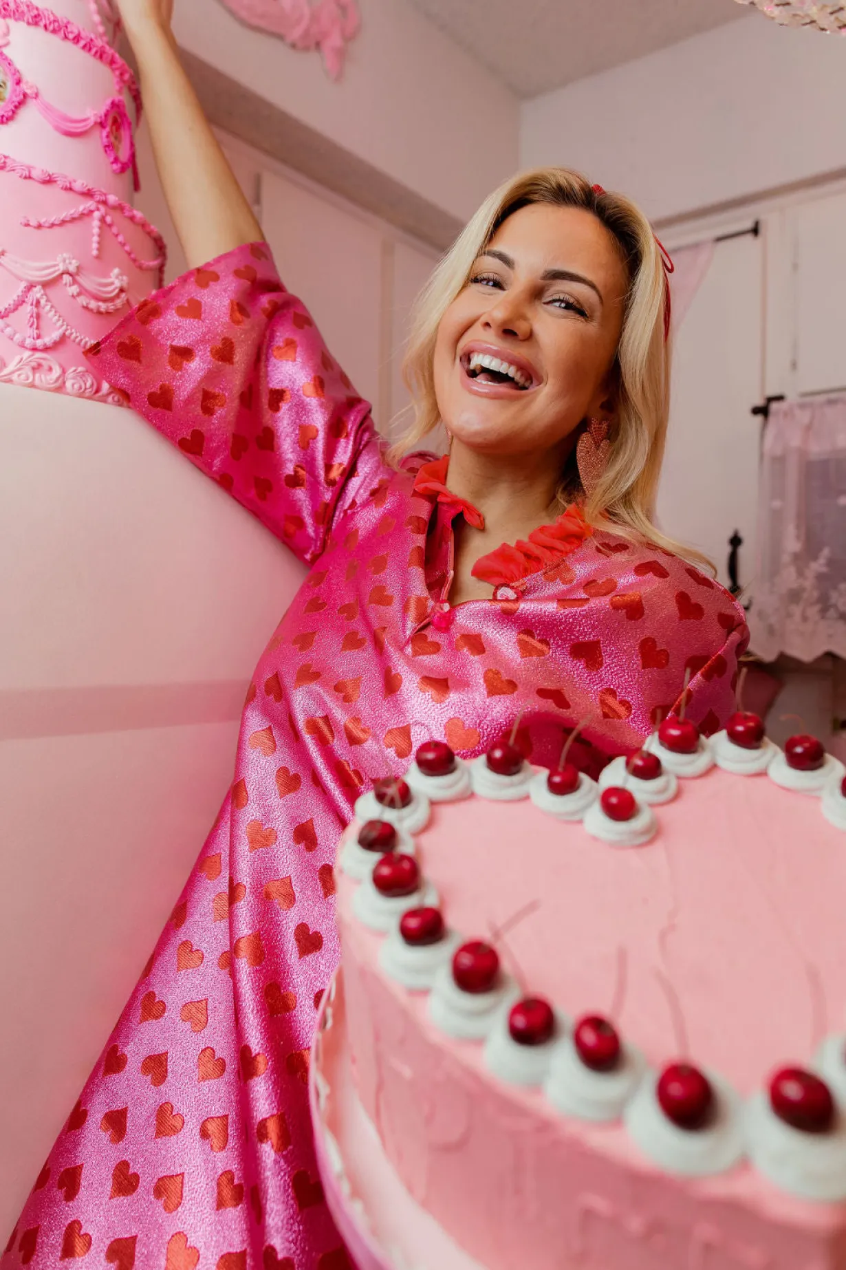bc_caftan__metallic_heart_4.webp BC Caftan - Metallic Hearts Caftan-Brianna Cannon Discount