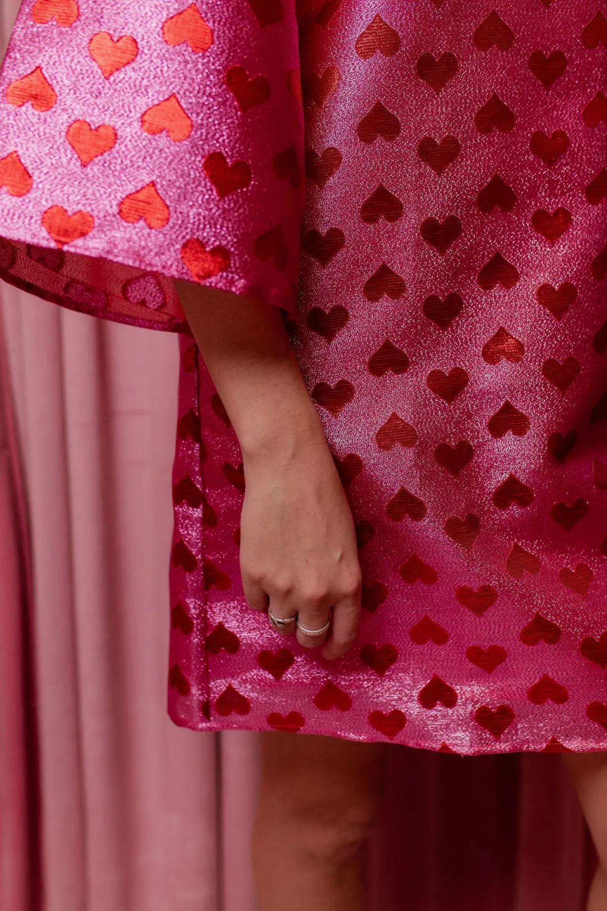 bc_caftan__metallic_heart_6.webp BC Caftan - Metallic Hearts Caftan-Brianna Cannon Discount