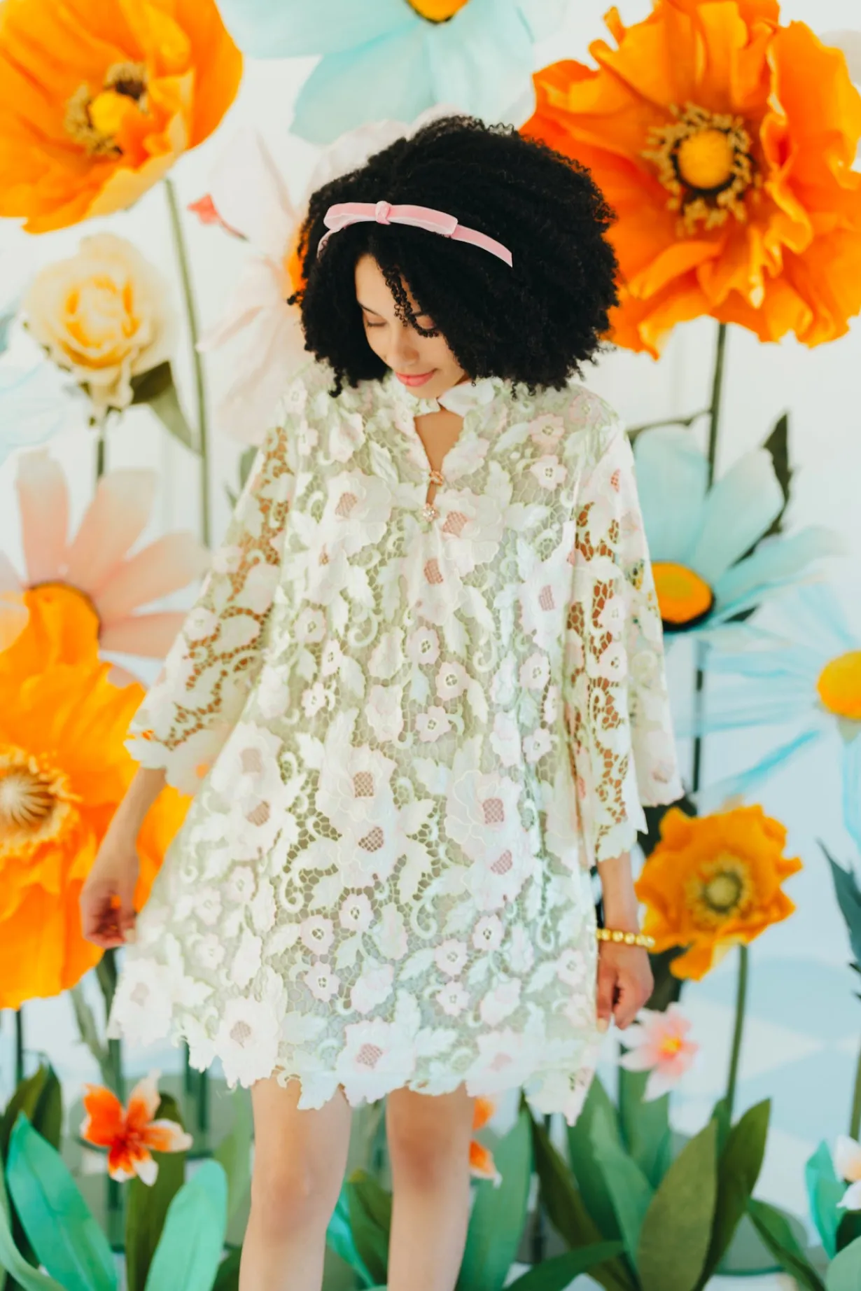 bc_caftan__pastel_floral__0.webp BC Caftan - Pastel Floral Lace-Brianna Cannon Sale