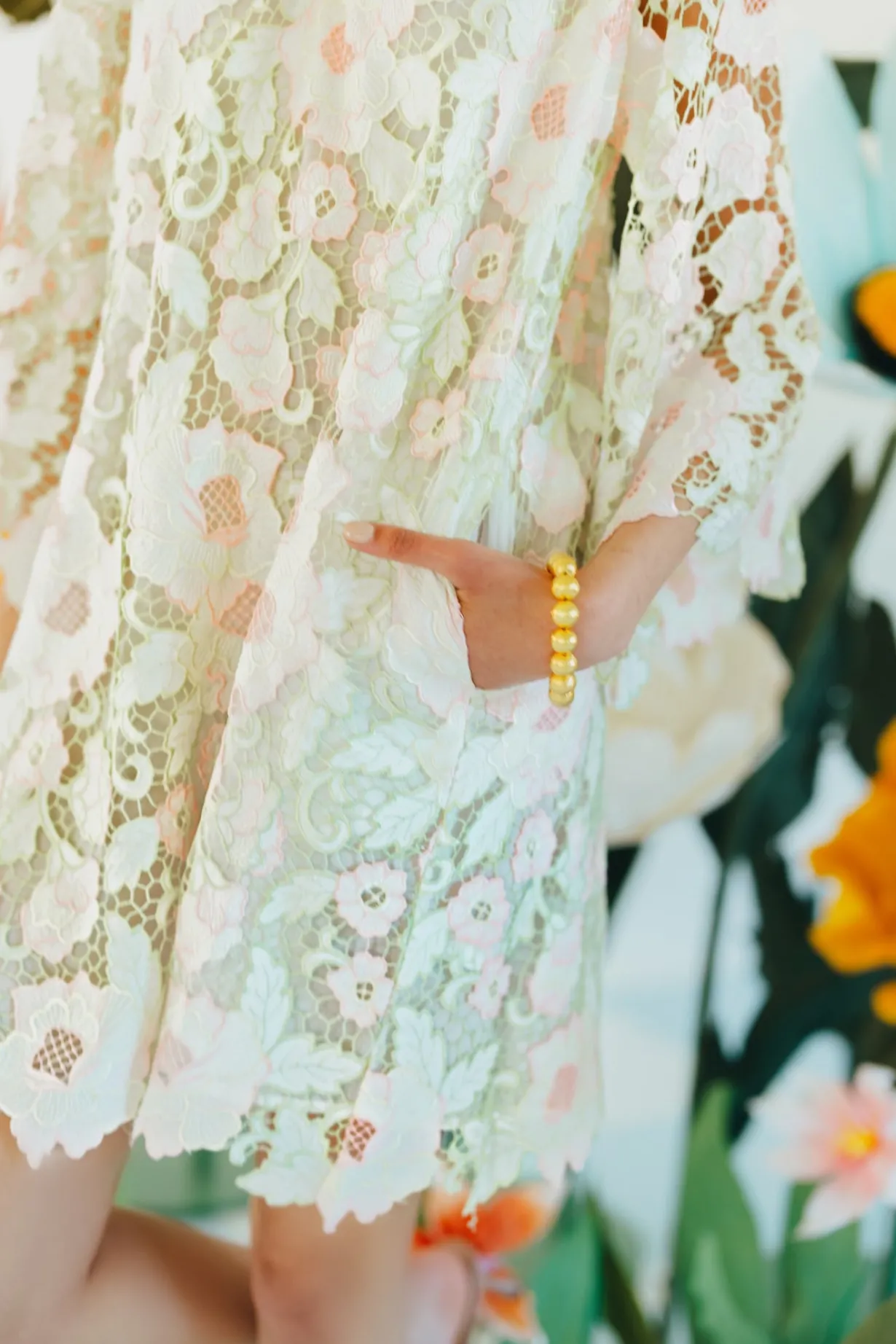 bc_caftan__pastel_floral__1.webp BC Caftan - Pastel Floral Lace-Brianna Cannon Sale