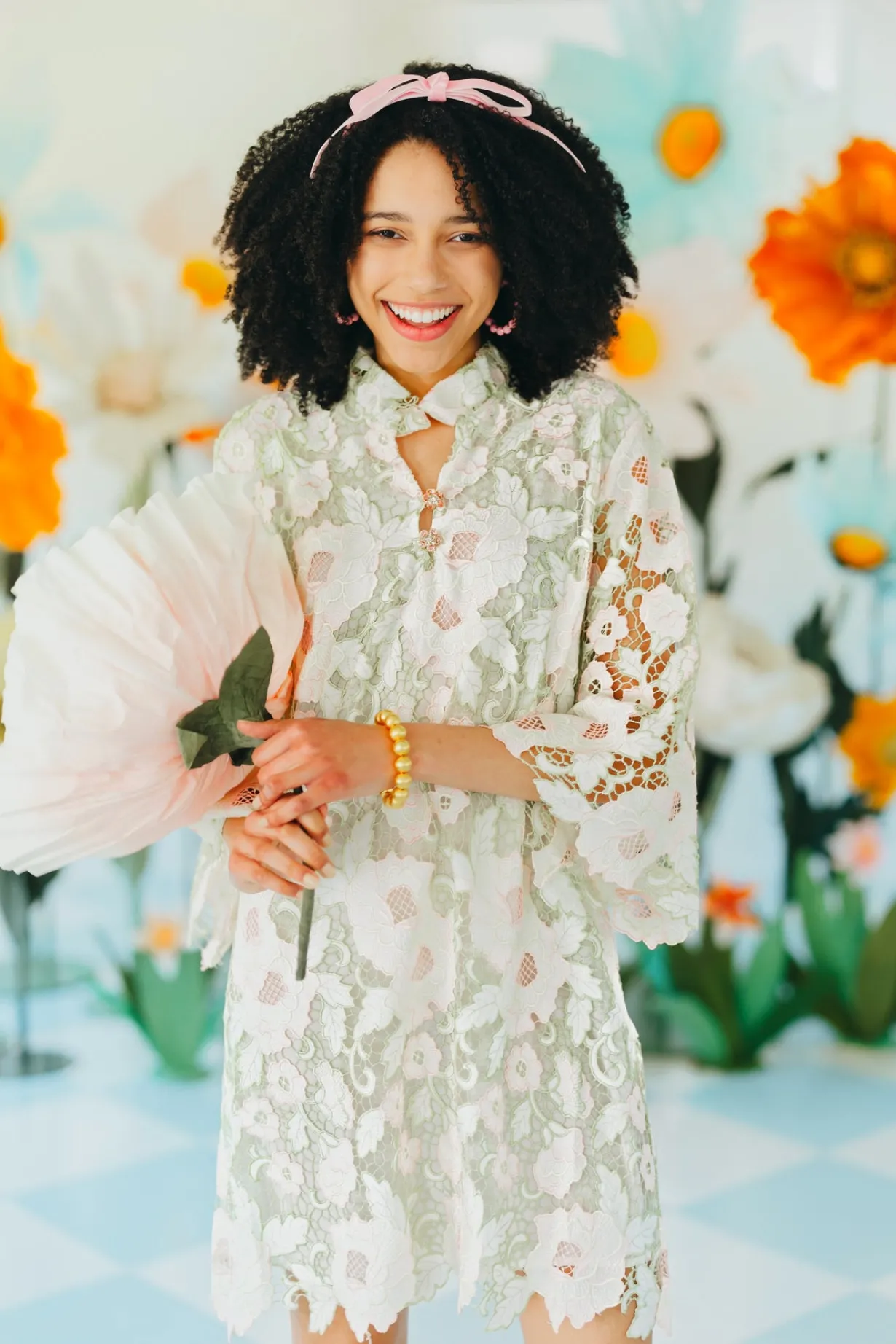 bc_caftan__pastel_floral__2.webp BC Caftan - Pastel Floral Lace-Brianna Cannon Sale