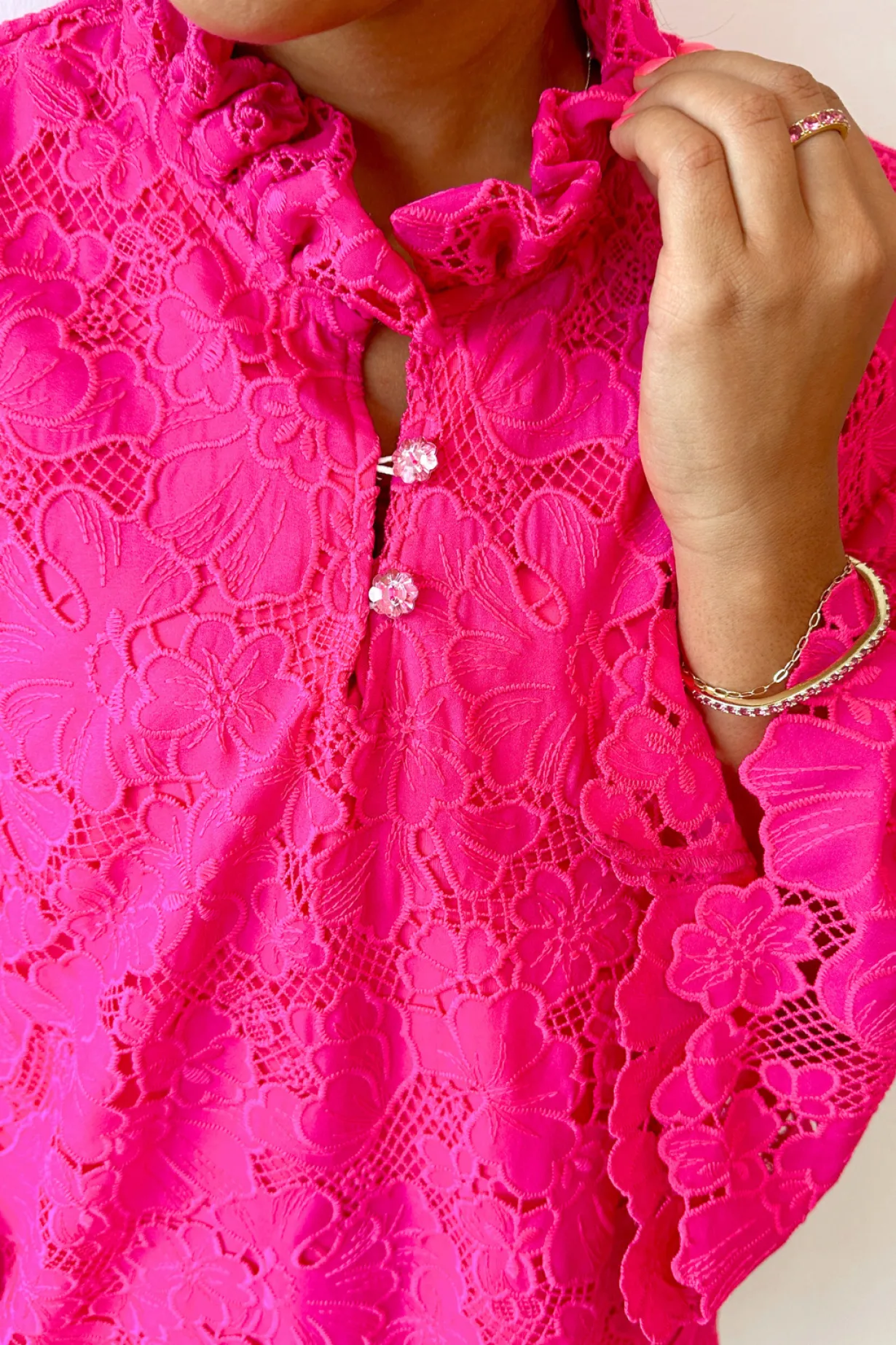 bc_caftan__pink_azalea_la_5.webp BC Caftan - Pink Azalea Lace Dress-Brianna Cannon Sale