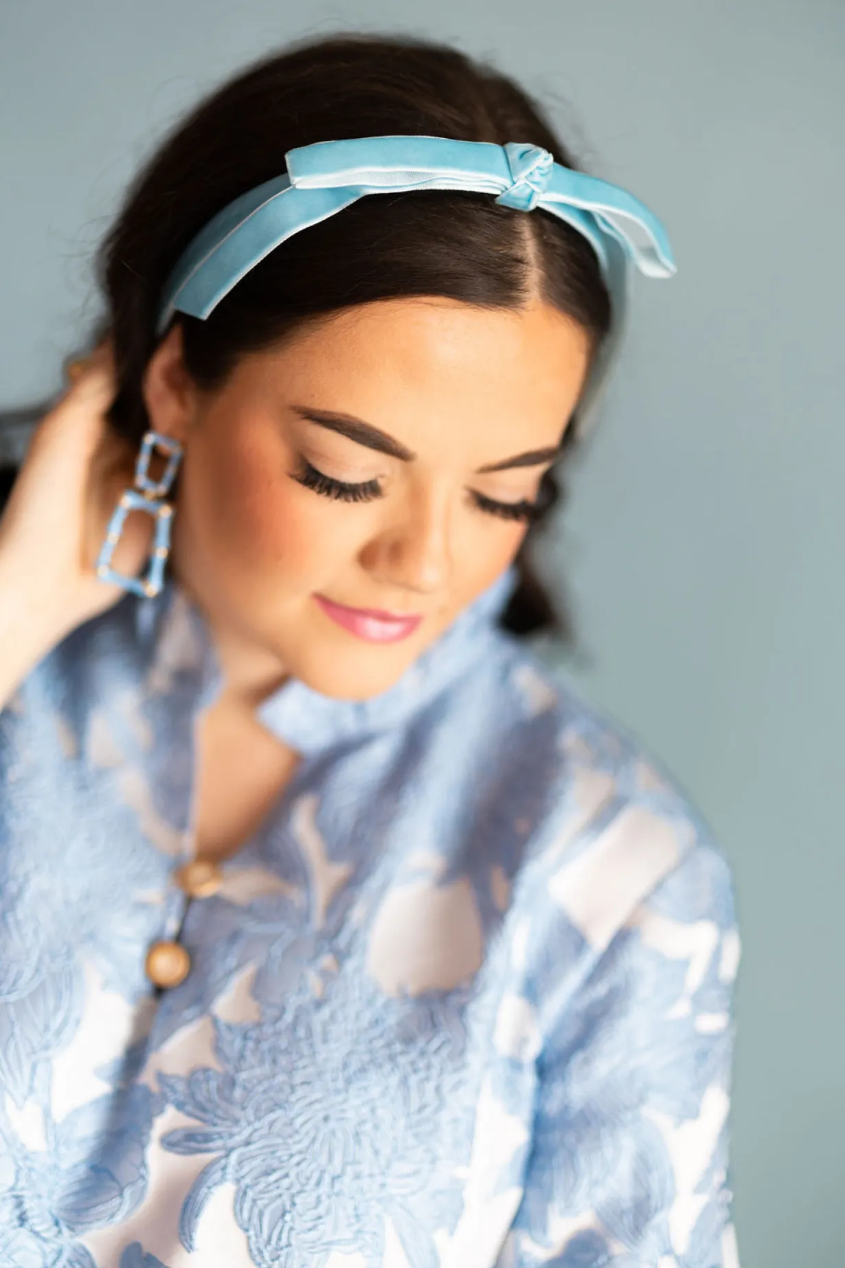 bc_caftan__powder_blue_fl_10.webp BC Caftan - Powder Blue Floral PRE-ORDER (Est. Ship 3/19)-Brianna Cannon Best