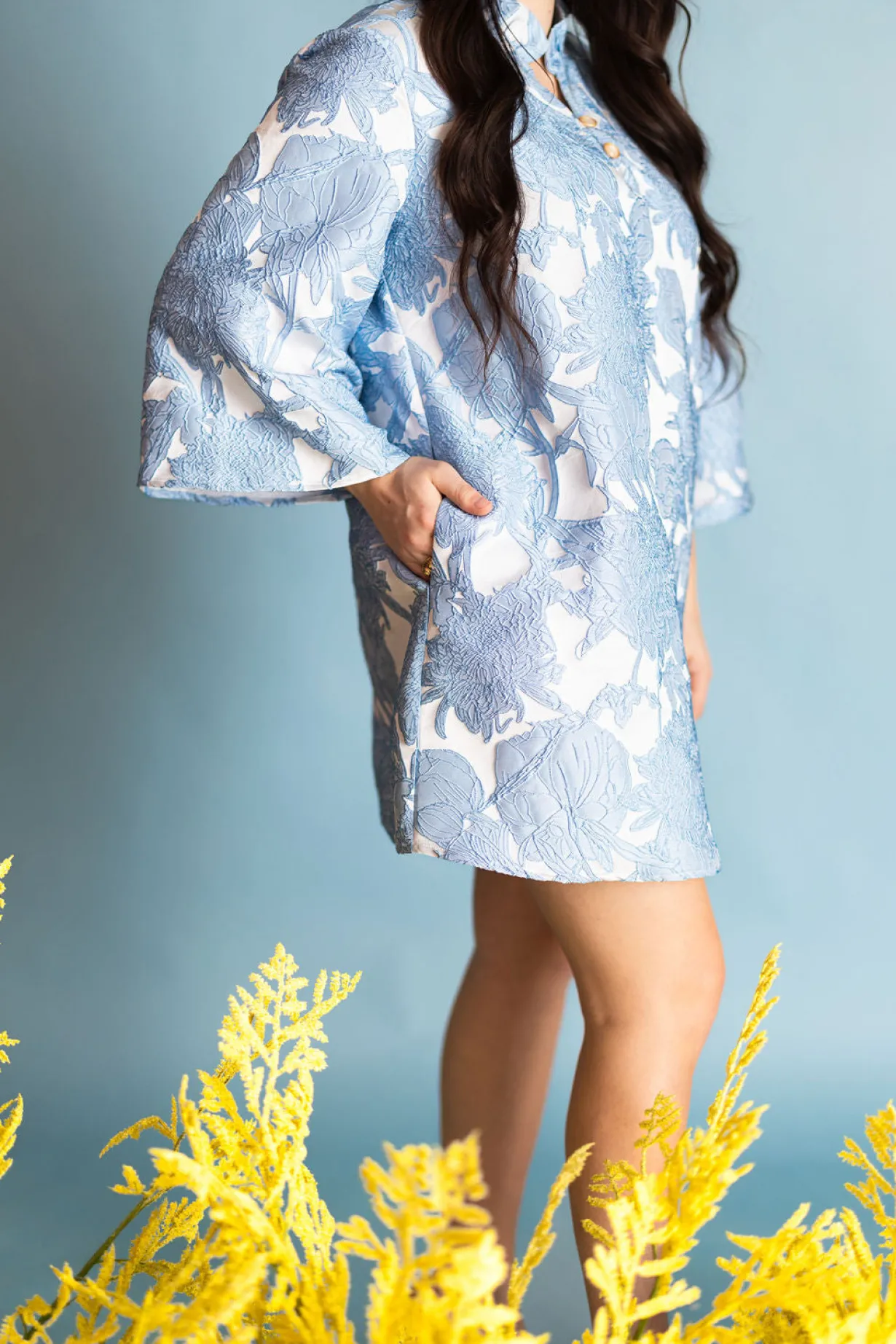 bc_caftan__powder_blue_fl_2.webp BC Caftan - Powder Blue Floral PRE-ORDER (Est. Ship 3/19)-Brianna Cannon Best
