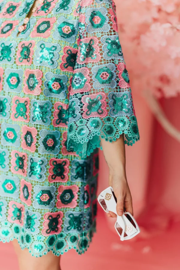 BC Caftan - Turquoise Mosaic-Brianna Cannon Outlet