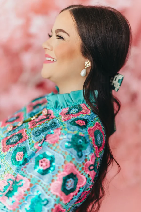 BC Caftan - Turquoise Mosaic-Brianna Cannon Outlet