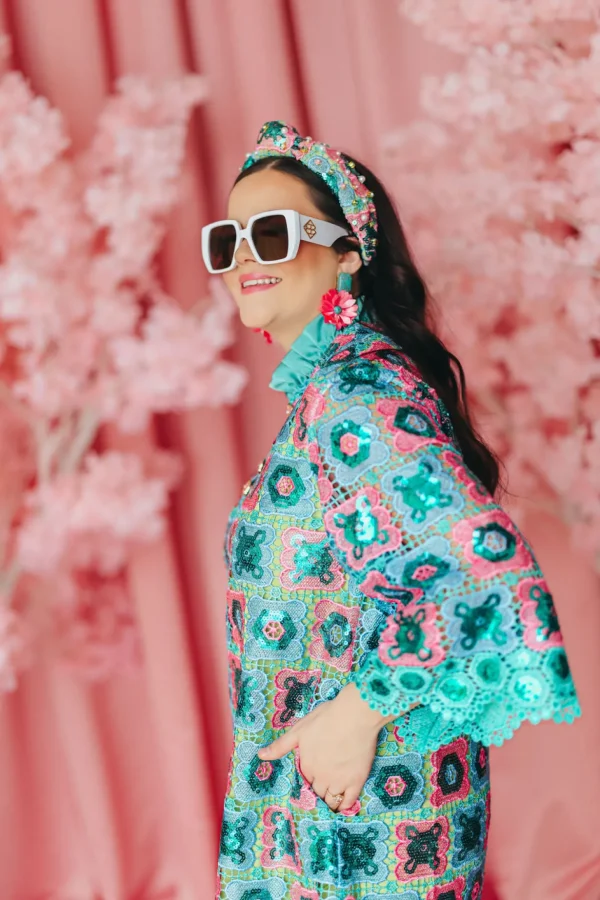 BC Caftan - Turquoise Mosaic-Brianna Cannon Outlet