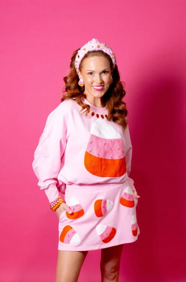 BC Pink Candy Corn Sweatshirt-Brianna Cannon Best