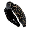 Black and Tan Leopard Print Knotted Headband-Brianna Cannon Best
