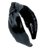 Black Puff Knotted Headband-Brianna Cannon Discount