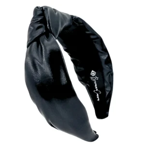 Black Puff Knotted Headband-Brianna Cannon Discount