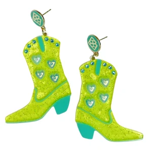 Blingy Boot Earrings-Brianna Cannon Outlet