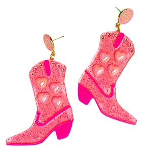 Blingy Boot Earrings-Brianna Cannon Outlet