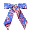 Blue Bandana Bow Barrette-Brianna Cannon Fashion