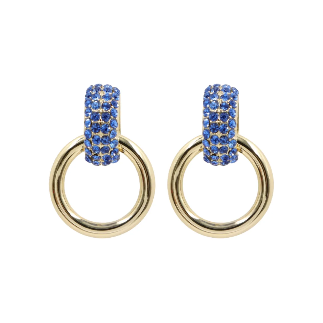 blue_crystal__gold_knocke_0.webp Blue Crystal & Gold Knocker Earrings-Brianna Cannon Sale