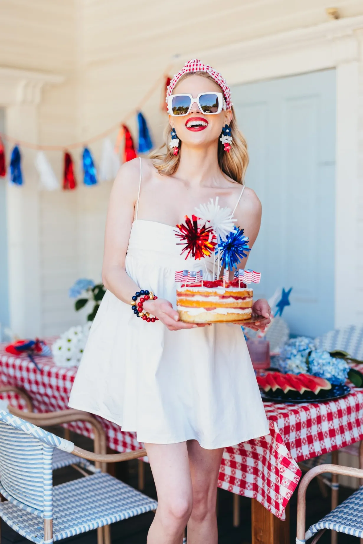 blue_white__red_flower_dr_2.webp Blue, White & Red Flower Drop Earrings-Brianna Cannon Hot