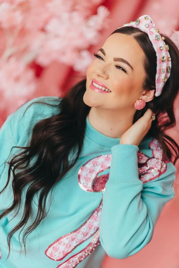 Bouquet Button Stud in Pastel Pink-Brianna Cannon Best