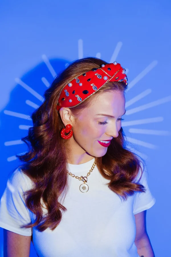 Buffalo Bills Red Logo Headband-Brianna Cannon Sale
