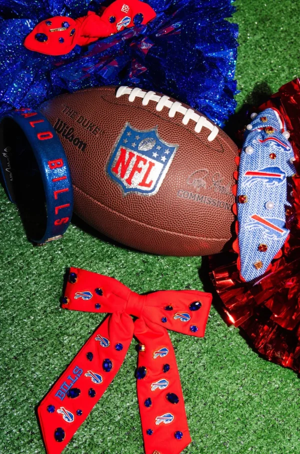 Buffalo Bills Thin Embroidered Headband-Brianna Cannon Discount