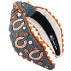 Chicago Bears Adult Cross Stitch Headband-Brianna Cannon Outlet