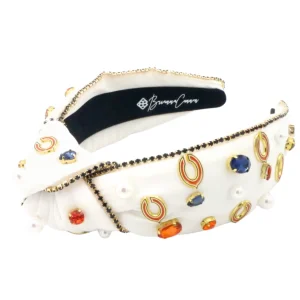 Chicago Bears White Logo Headband-Brianna Cannon Online