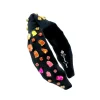 Child Size Black Headband With Neon Ghosts and Crystals-Brianna Cannon Online