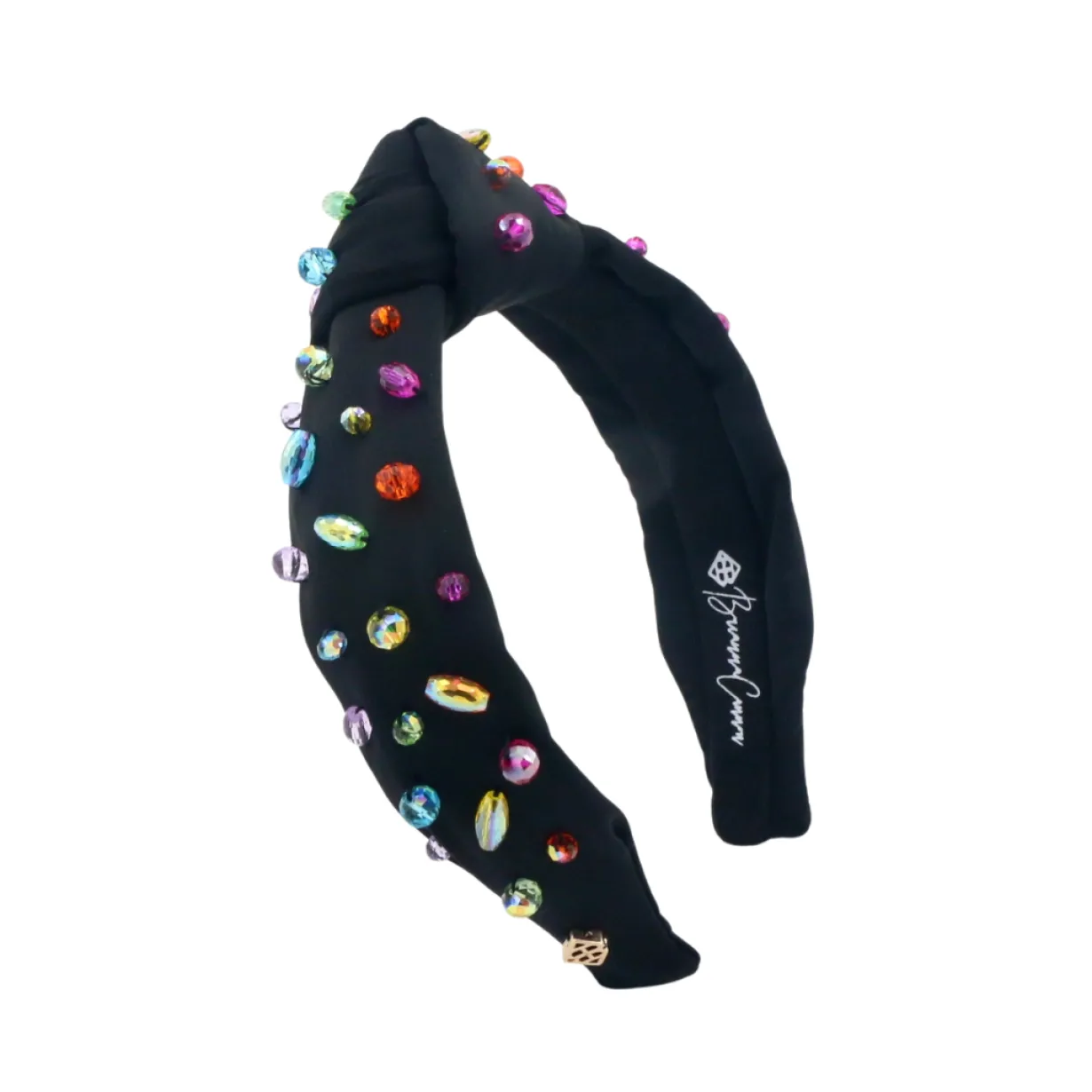 child_size_black_headband_0.webp Child Size Black Headband with Rainbow Beads-Brianna Cannon Best