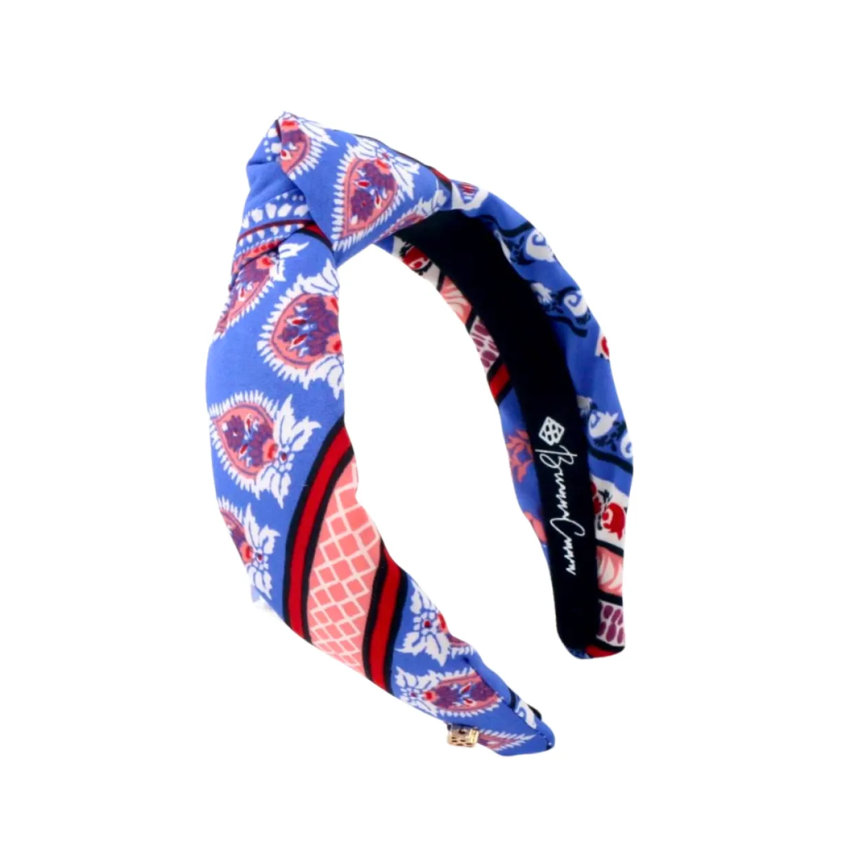 child_size_blue_bandana_k_0.webp Child Size Blue Bandana Knotted Headband-Brianna Cannon Sale