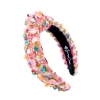Child Size Bubblegum Tweed Headband with Crystals-Brianna Cannon Online