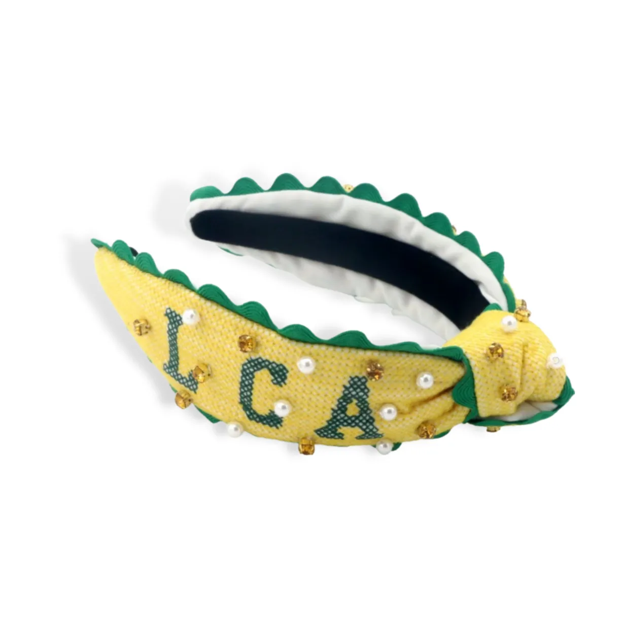 child_size_crossstitch_lc_3.webp Child Size Cross-stitch LCA Headband With Pearls and Crystals-Brianna Cannon Outlet
