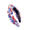 Child Size Floral Americana Headband With Crystals & Pearls-Brianna Cannon Discount