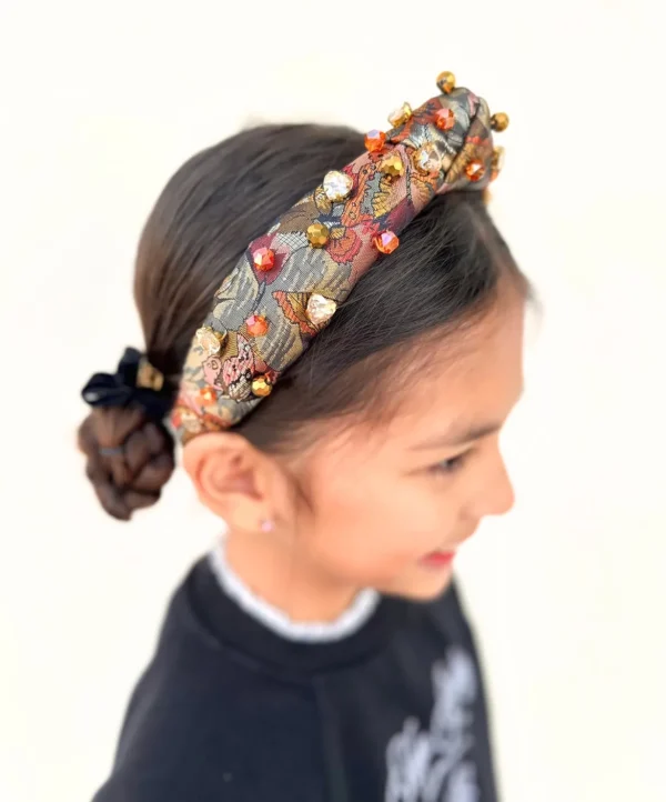 Child Size Floral Butterfly Headband with Crystals-Brianna Cannon Sale