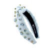 Child Size Light Blue Textured Headband with Crystals-Brianna Cannon Best