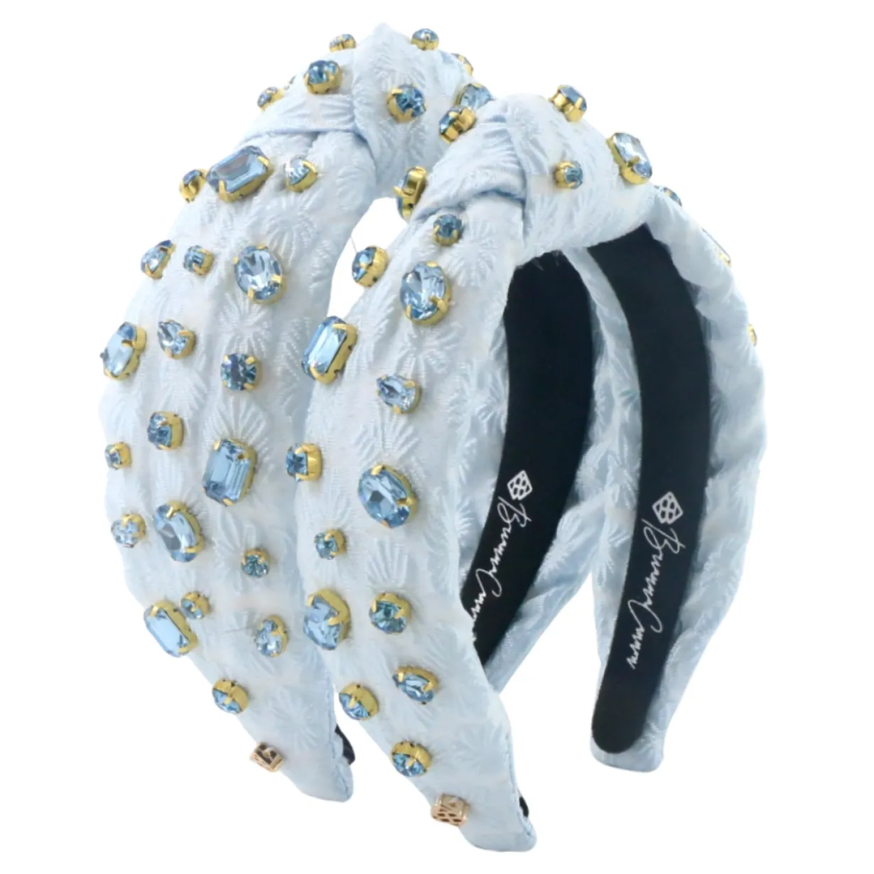 child_size_light_blue_tex_6.webp Child Size Light Blue Textured Headband with Crystals-Brianna Cannon Best